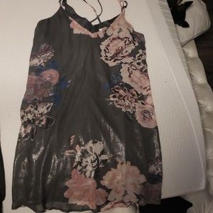 Xhiliration floral slip style dress so cute